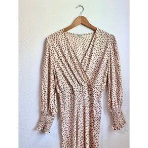 Aura ivory floral dress
